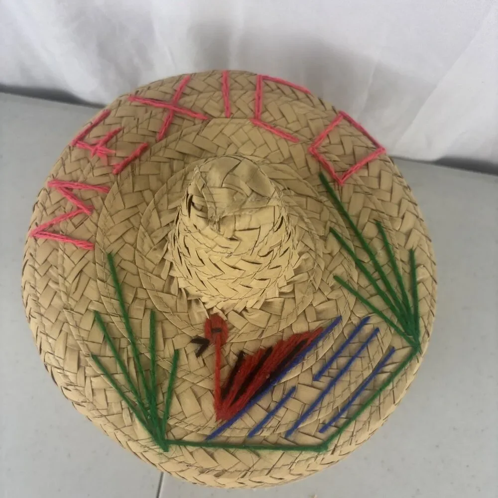 Sombrero Nesting Baskets set of 3 Hand Woven Storage